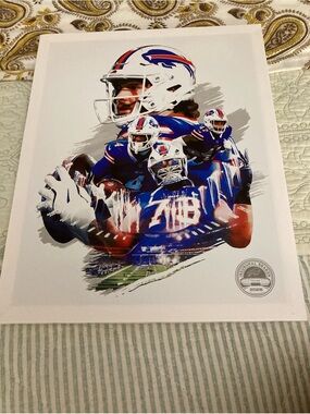 New Josh Allen Buffalo Bills New Highmark Stadium 2026 Commemorative Canvas Art